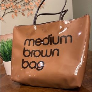 Bloomingdales Medium Brown Bag Shoulder Bag